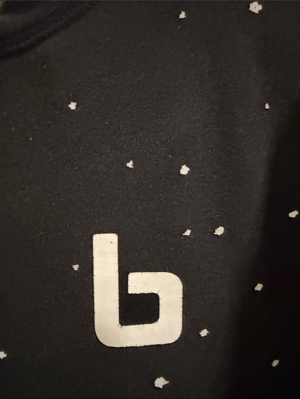Burn Boot Camp Black & White Speckled Crewneck Sweatshirt Small - Picture 3 of 6